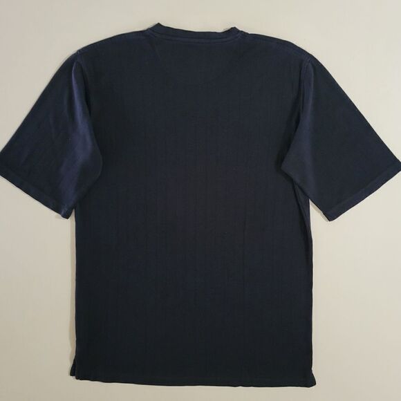 Cotton Reel Men's Black Short Sleeve Casual Pullover Shirt - Picture 9 of 10